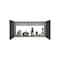 Tuhome Napoles Wall Cabinet, Two Shelves, Double Door, White/Smokey Oak MBI6560 - alternate 8